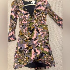 Cleobella Multicolor Floral Long Sleeve Dress